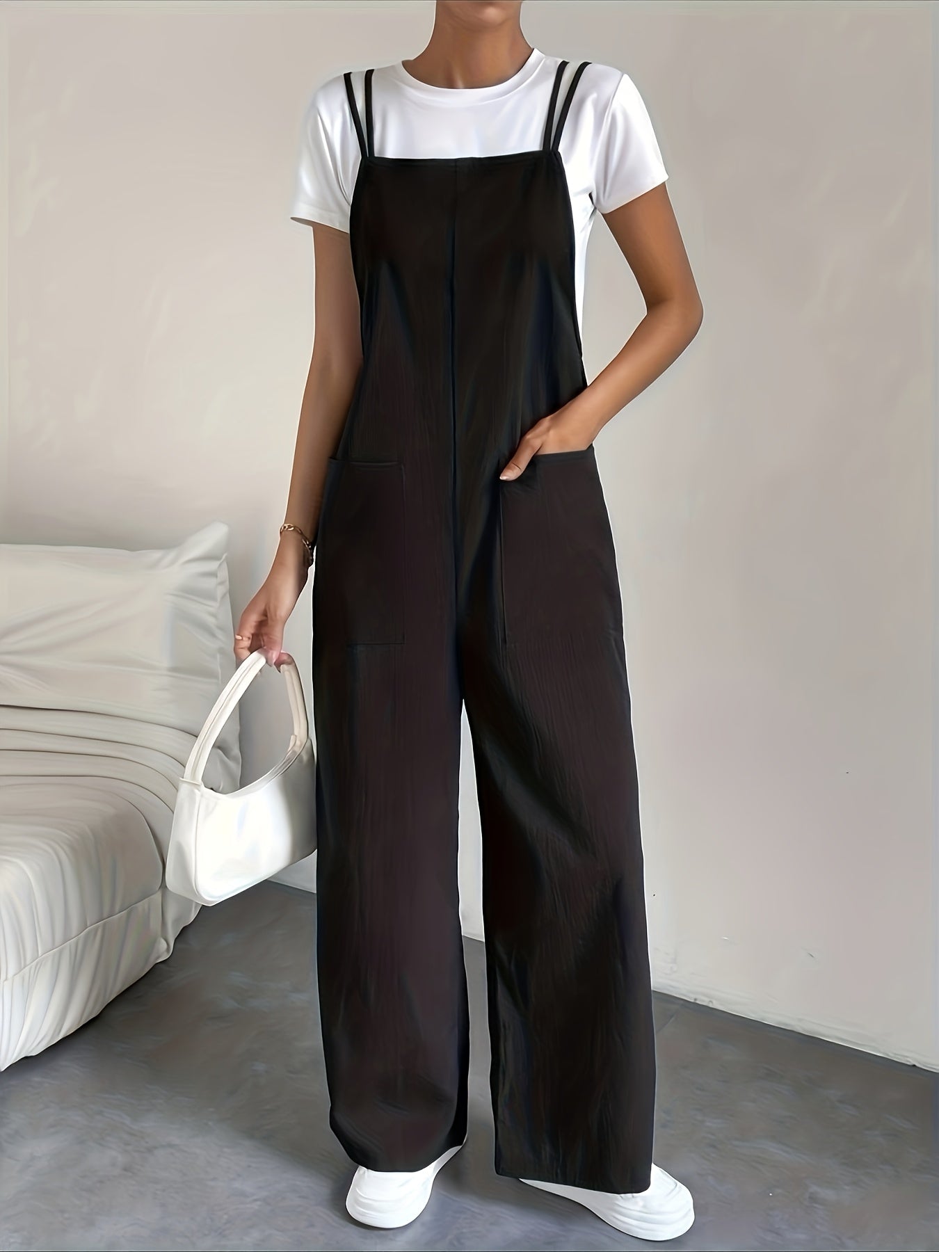 Stylish Women's Black Jumpsuit