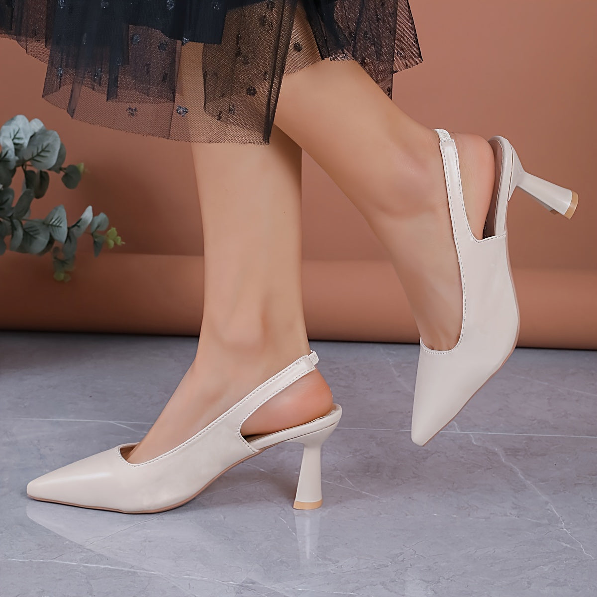 Stylish Women's Slingback Heels
