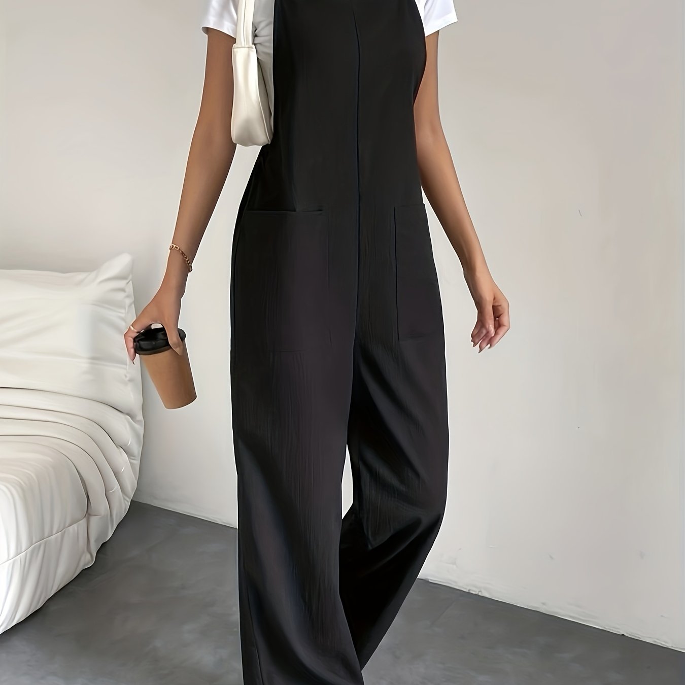 Stylish Women's Black Jumpsuit