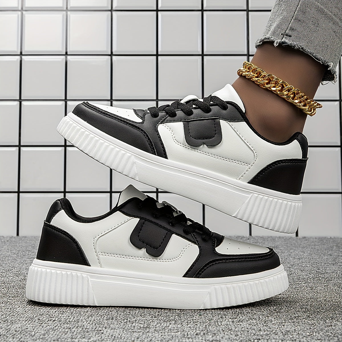 Women's Two-Tone Casual Sneakers