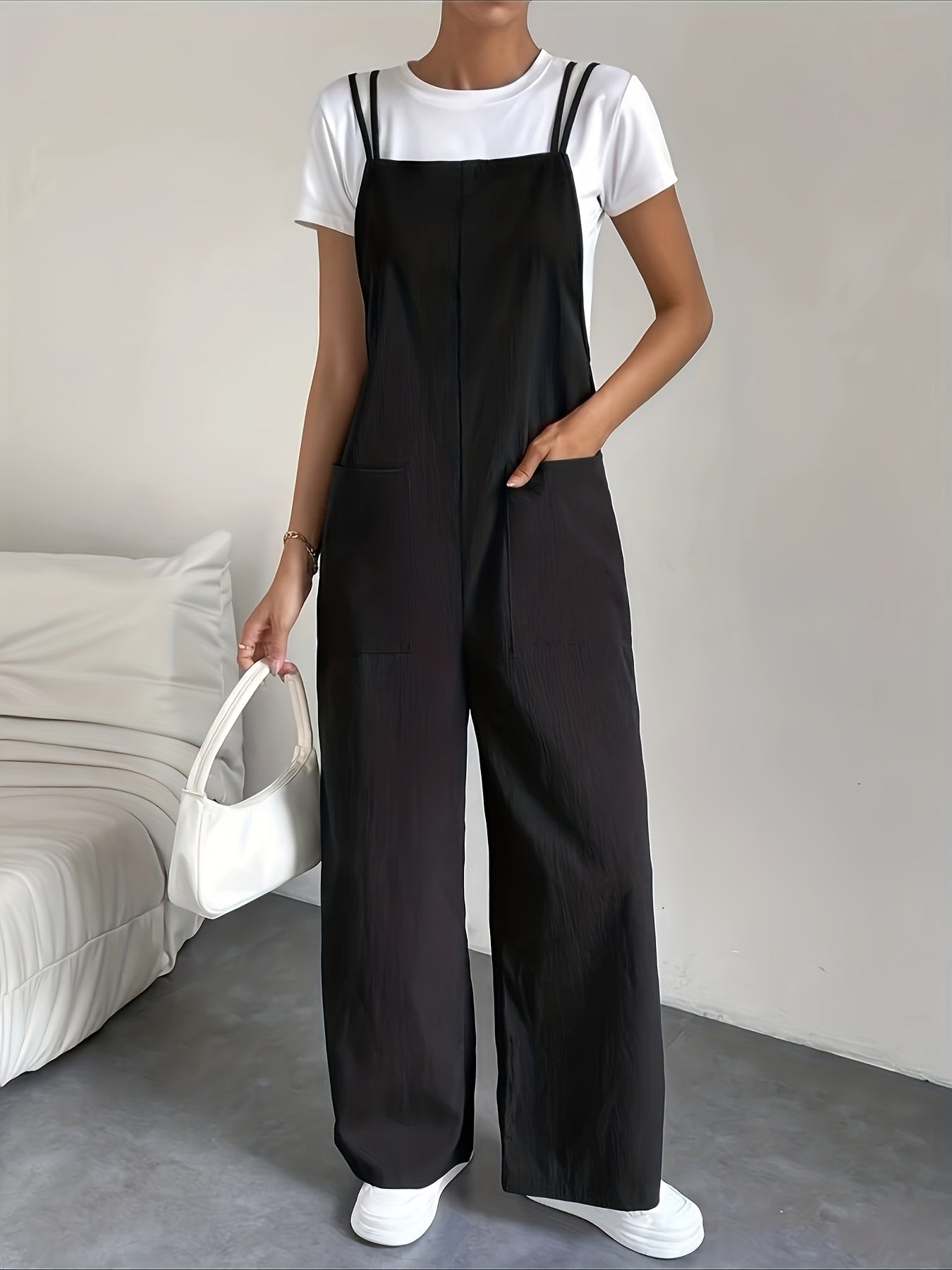 Stylish Women's Black Jumpsuit
