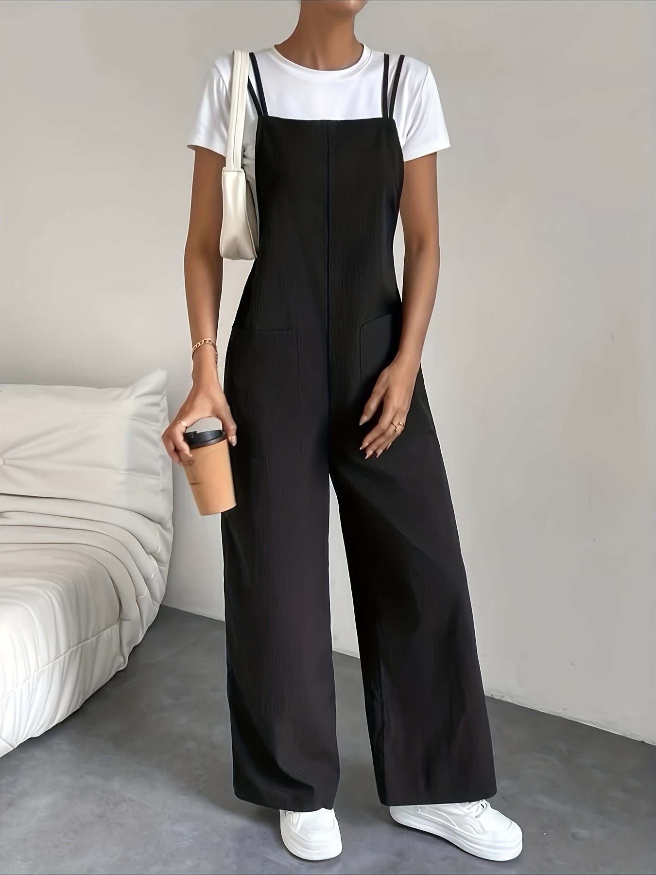 Stylish Women's Black Jumpsuit