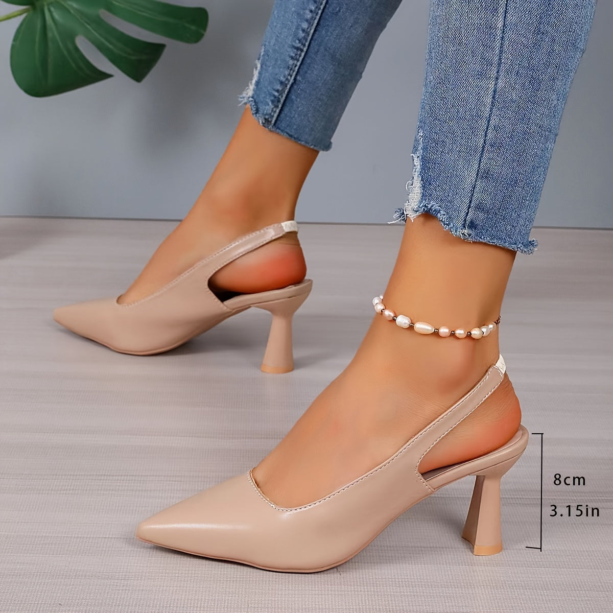 Stylish Women's Slingback Heels