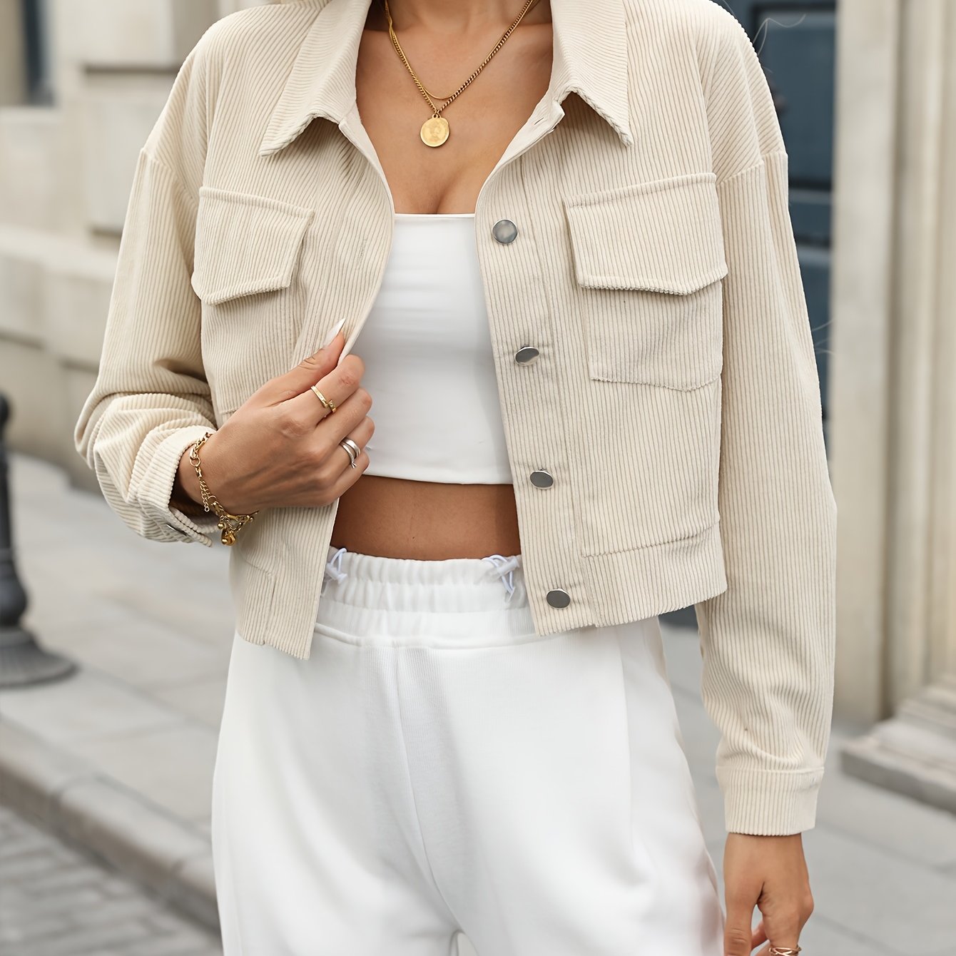 Custom Slim Fit Short Jacket for an Elegant Silhouette