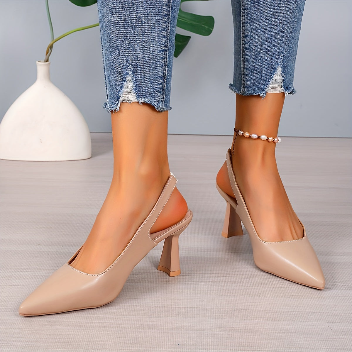 Stylish Women's Slingback Heels