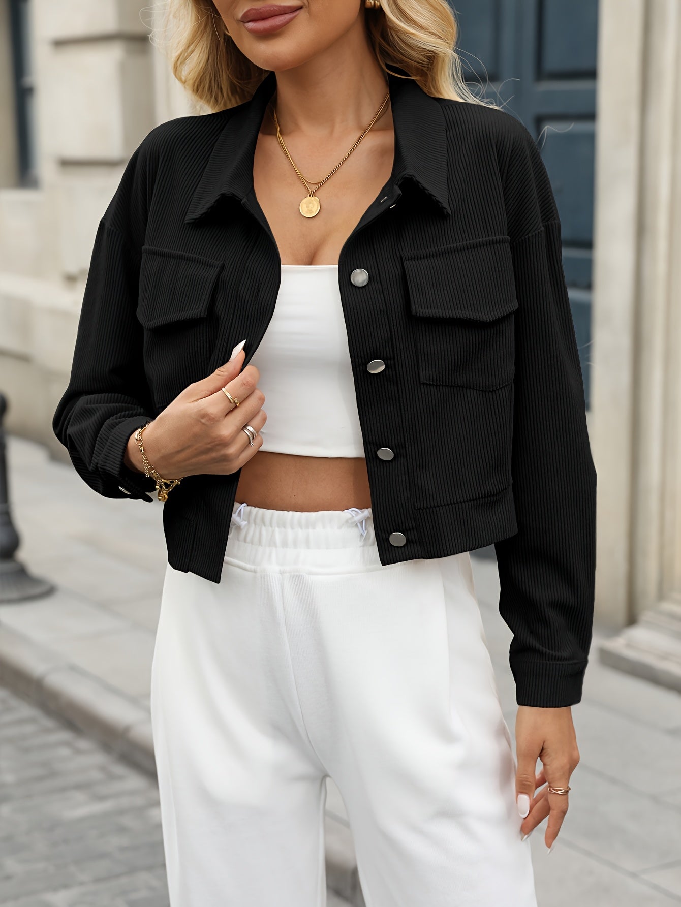 Custom Slim Fit Short Jacket for an Elegant Silhouette