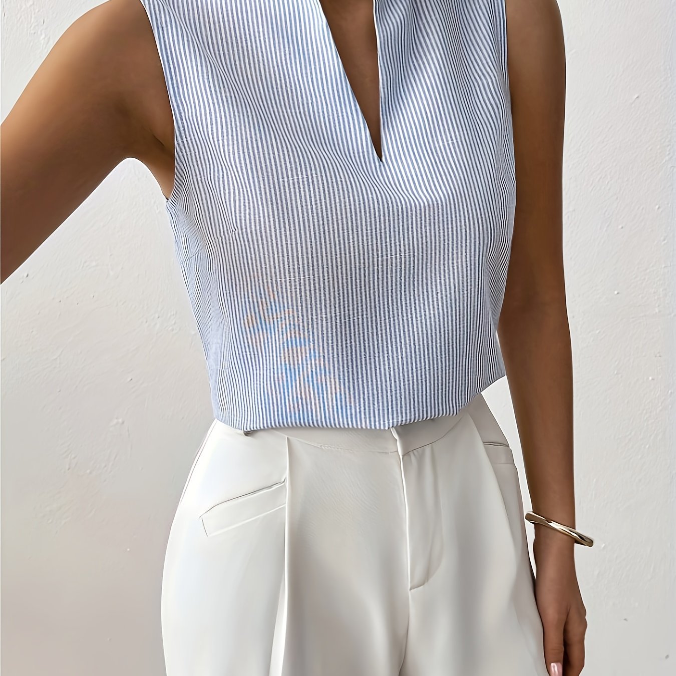 Chic V-Neck Blouse