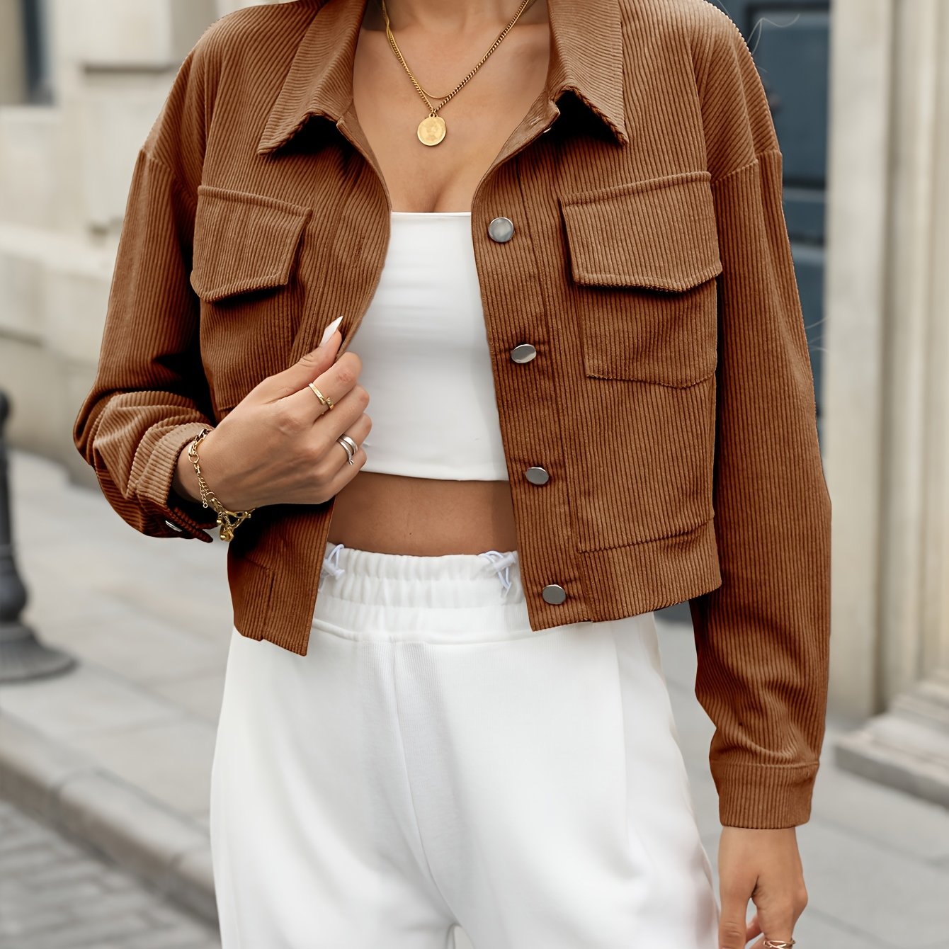 Custom Slim Fit Short Jacket for an Elegant Silhouette