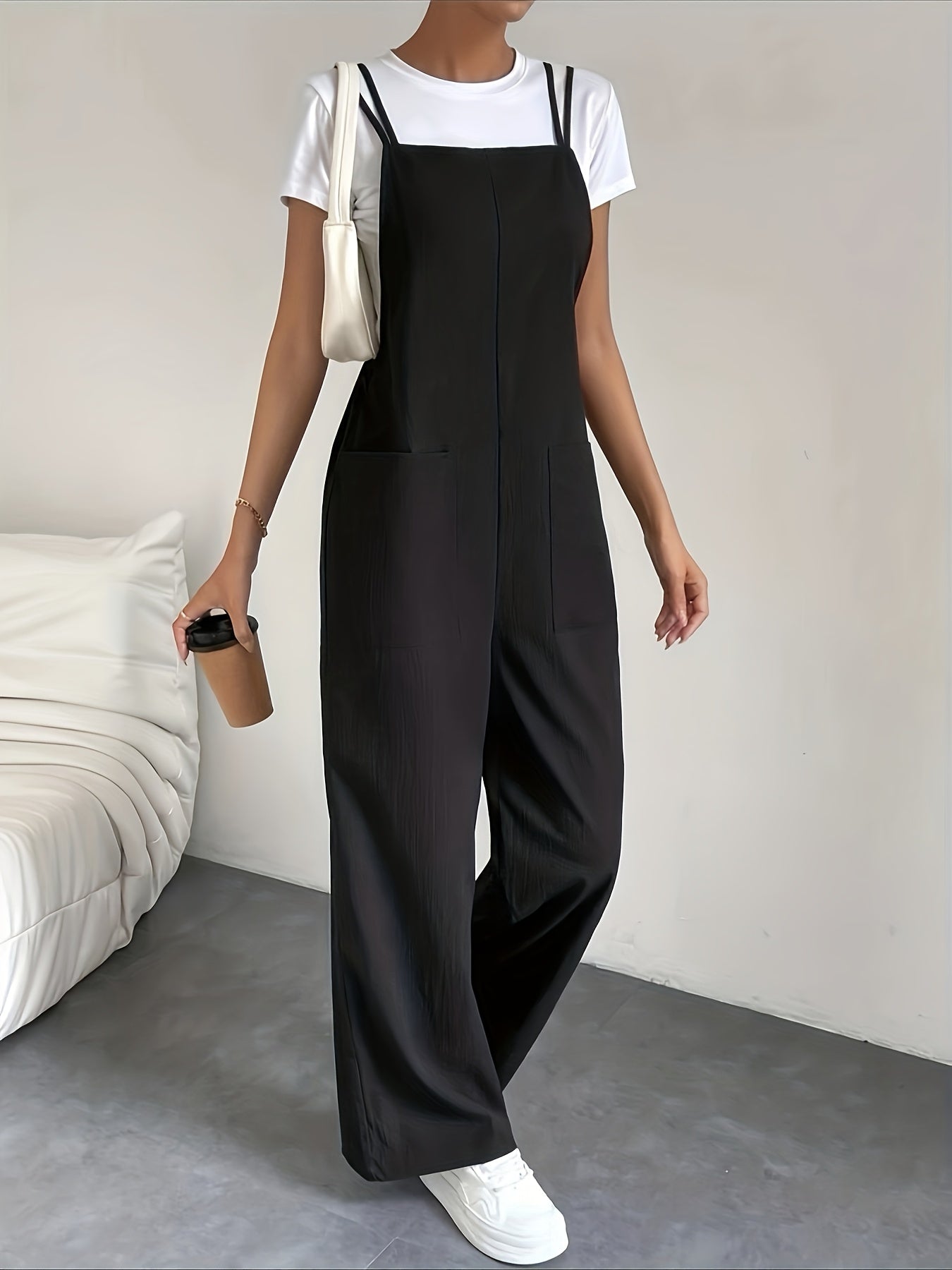 Stylish Women's Black Jumpsuit