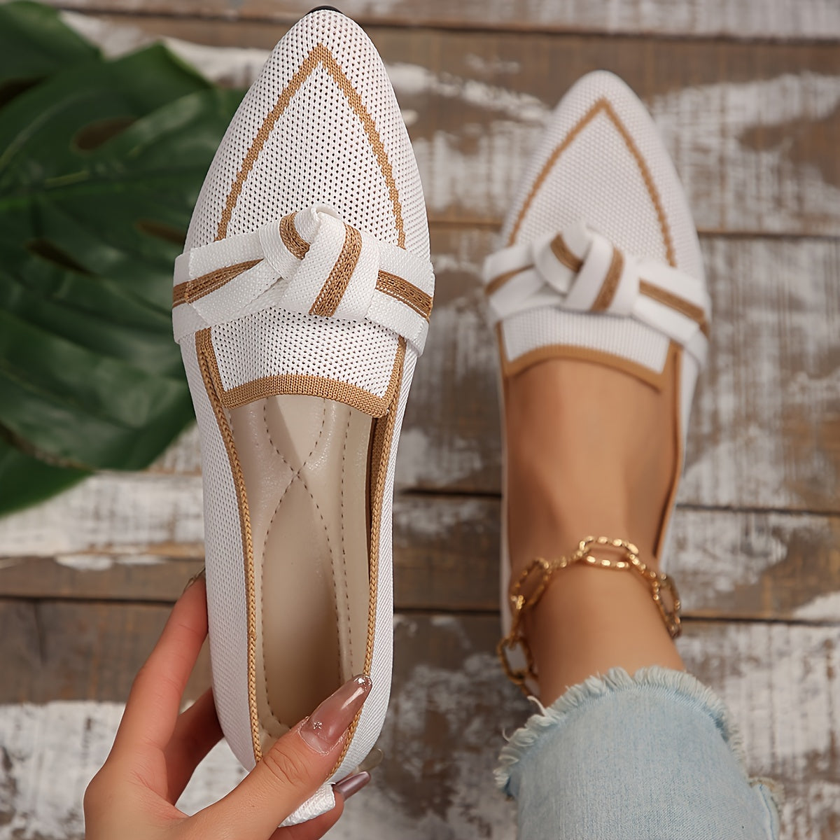 Chic Women's Knot Flat Shoes