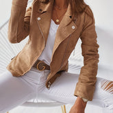 Spring/Summer Women's Chic Slim-Fit Zipper Jacket