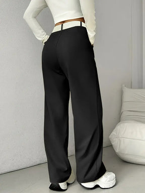 Chic High-Waisted Wide-Leg Pants for Women