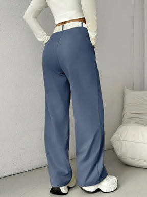 Chic High-Waisted Wide-Leg Pants for Women