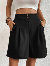 Women's High-Waisted Wide-Leg Shorts