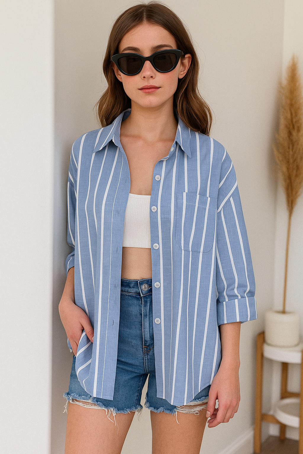 Women's Casual Striped Shirt