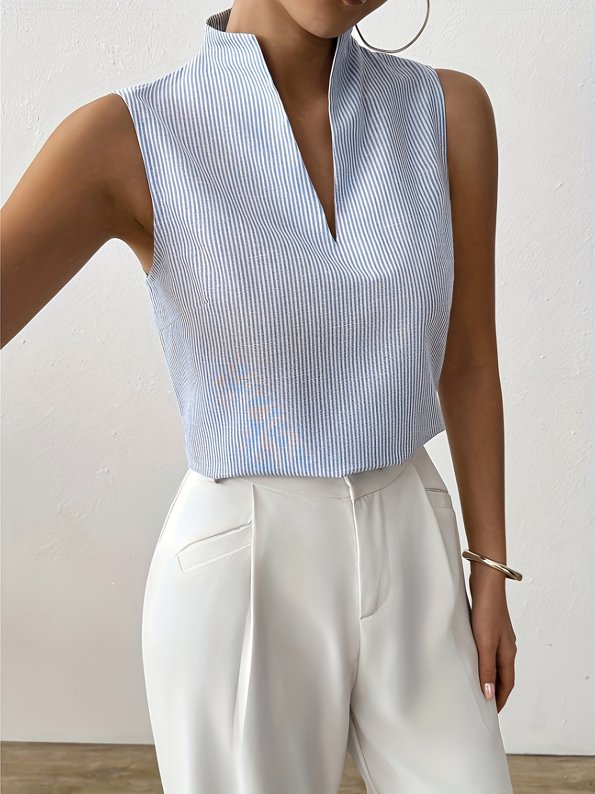Chic V-Neck Blouse