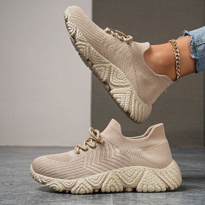 Lightweight Women's Breathable Woven Flying Shoes