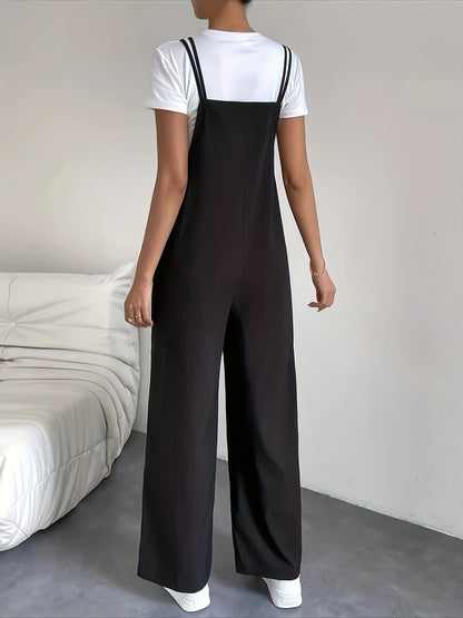 Stylish Women's Black Jumpsuit
