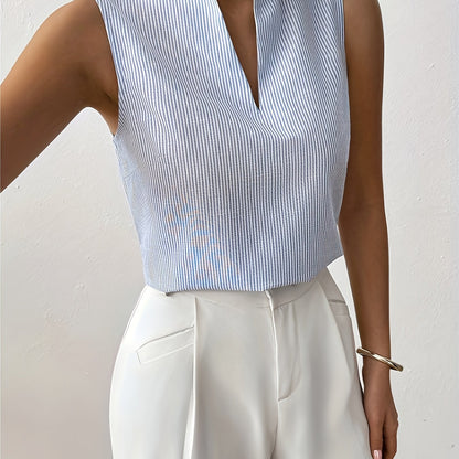 Chic V-Neck Blouse
