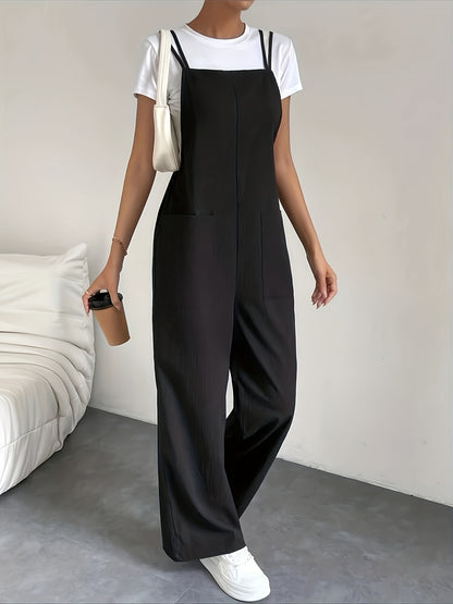 Stylish Women's Black Jumpsuit